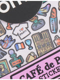 OMY Paris sticker sheet with 100 assorted stickers (British brand)