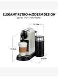 Nespresso Citiz coffee machine with milk frother, imported from the UK