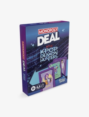 Hasbro Monopoly Deal Kpop Demon Hunters board game, UK version