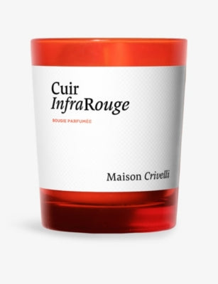 Maison Crivelli Cuir Infrarouge scented candle 190g, imported from the UK
