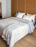 BOSS Azure Mist Double Cotton Fitted Sheet