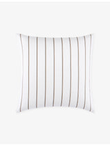 selfridges BRay Striped Cotton Pillowcase 65cm x 65cm- Buy online at McGrocer