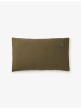 selfridges BOSS Clayton Logo-Embroidered Linen Cushion Cover 55cm x 31cm- Buy online at McGrocer
