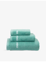 selfridges BOSS Edge Cotton Towel- Buy online at McGrocer