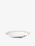 Wedgwood Gio Gold oval ceramic serving bowl 13.5in, imported from the UK