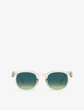 IZIPIZI square acetate sunglasses Green Fields, UK version