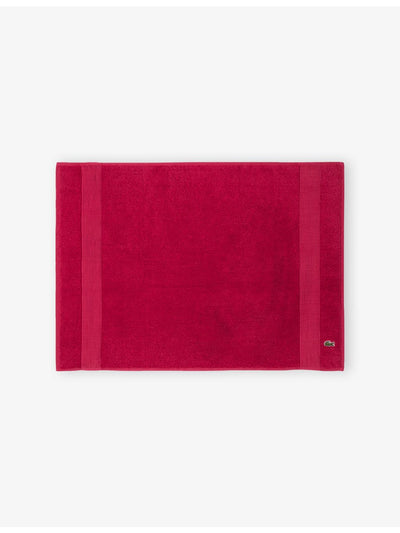 selfridges Lacoste Textured Tonal Striped Cotton Bath Mat 50cm x 70cm- Buy online at McGrocer