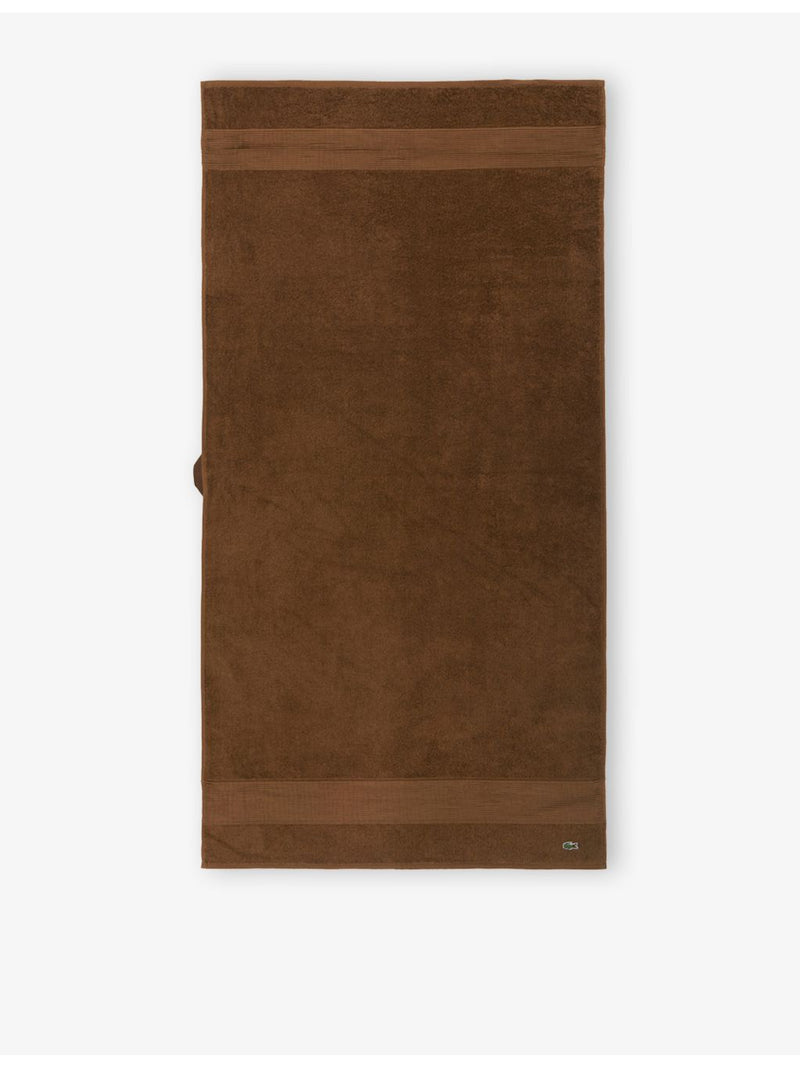 Lacoste cotton towel with logo embroidery (British brand)