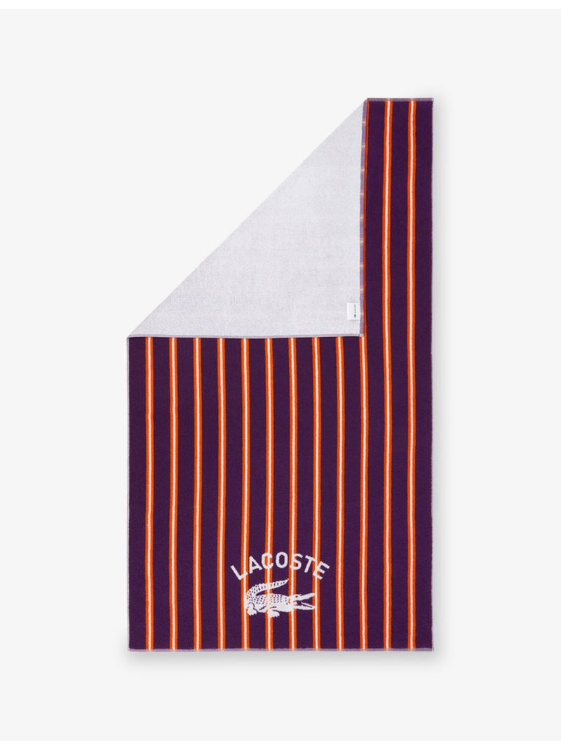 Lacoste Sunstripe cotton beach towel 90x160cm (British brand)