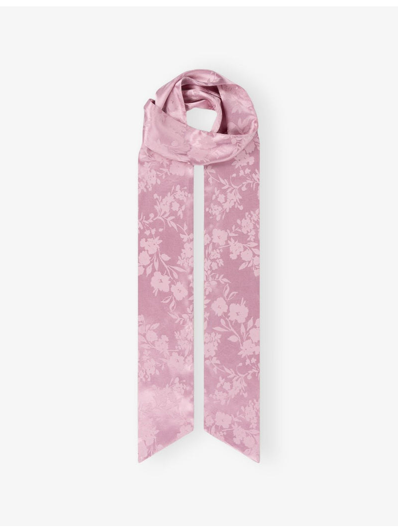 OMNES Scarlett jacquard woven scarf, lightweight viscose blend (British brand)