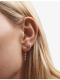 Astley Clarke Rising Sun diamond stud earrings 14ct yellow gold, UK version