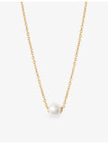 Astley Clarke 14ct gold pearl pendant necklace, imported from the UK