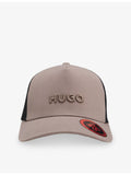 Hugo logo-embellished cotton-twill trucker cap (British brand)