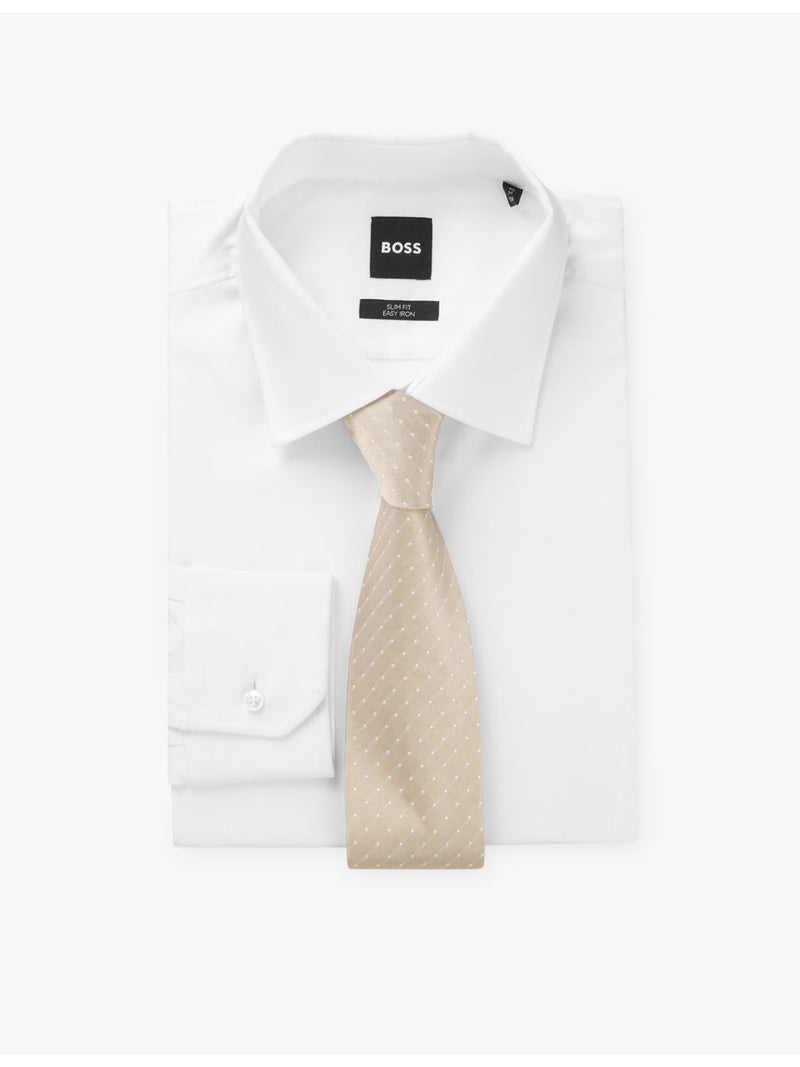 BOSS jacquard silk-blend tie - British product
