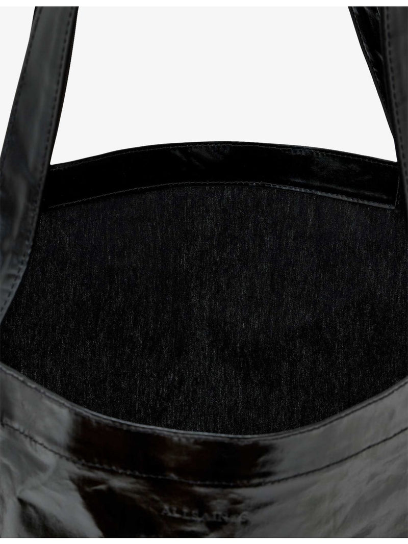 AllSaints oversized coated cotton tote bag, imported from the UK