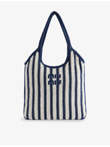 selfridges Miu Miu Ivy Crochet Cotton Tote Bag- Buy online at McGrocer