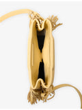 Maje mini shoulder bag in leather with chain strap, imported from the UK