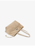 Maje Milpli suede tote bag with heart charms - (British brand)