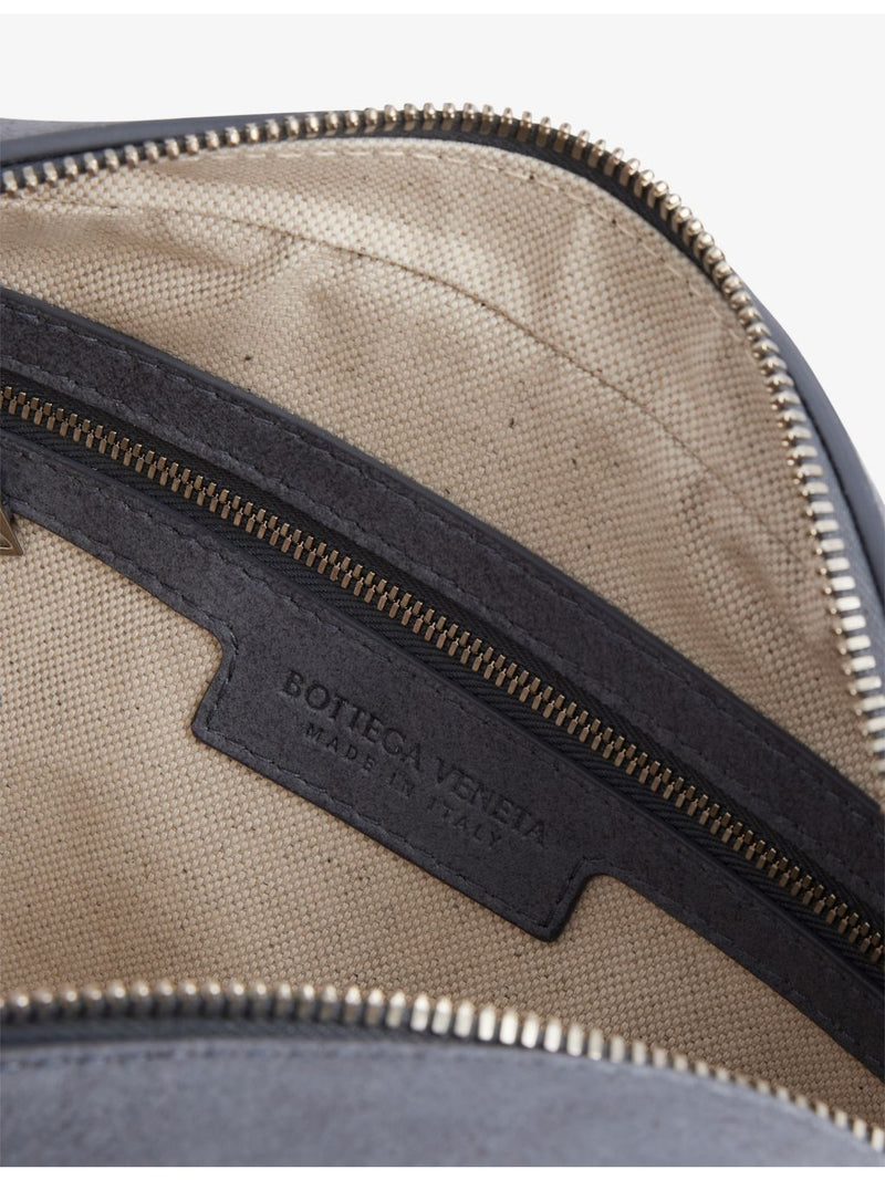 Bottega Veneta suede camera cross-body bag (British brand)
