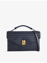 selfridges Bottega Veneta Knot Lock Leather Top-Handle Bag- Buy online at McGrocer