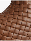 Bottega Veneta lamb leather shoulder bag with intrecciato weave - British product