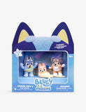 Bluey Fuzzies The Beach Episode three-pack playset with 4cm figures, UK version