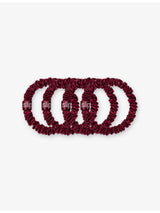 selfridges Slip Skinny Pure Silk Hair Scrunchies (Pack of 4)- Buy online at McGrocer