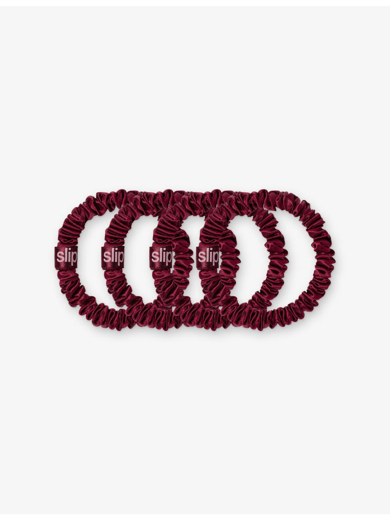 Slip skinny pure silk scrunchies pack of four, imported from the UK