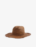 Boutique Bonita raffia cowboy hat with structured crown and wide brim (British brand)
