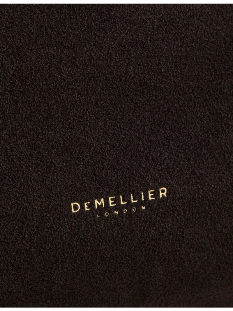 DeMellier Stockholm suede shoulder bag, imported from the UK