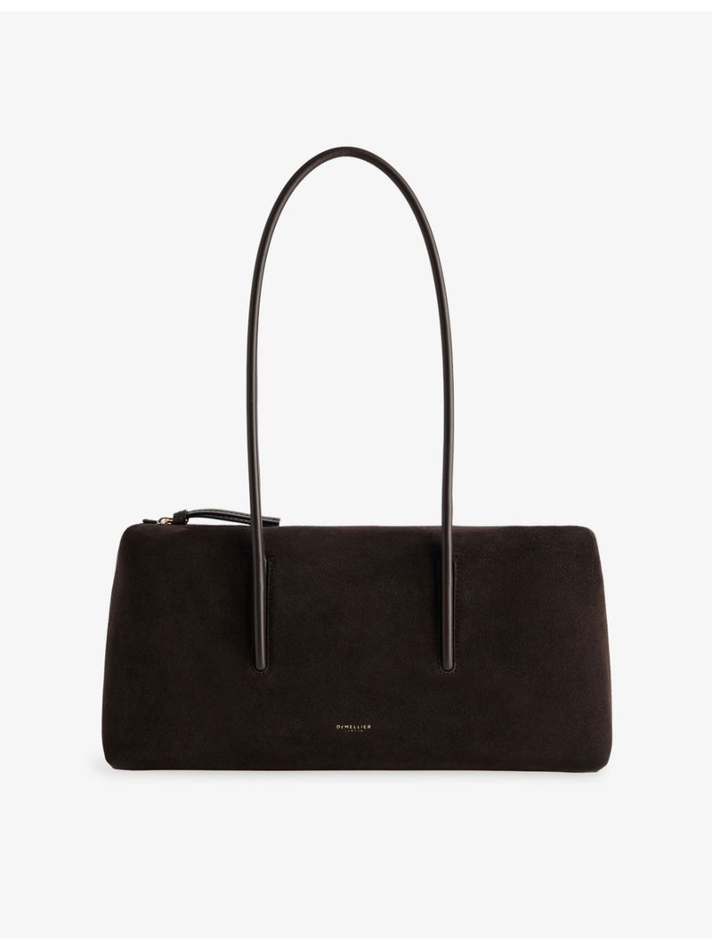 DeMellier Stockholm suede shoulder bag, imported from the UK