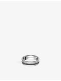Boucheron Quatre Black Edition XS ring with 0.13ct diamonds, UK version