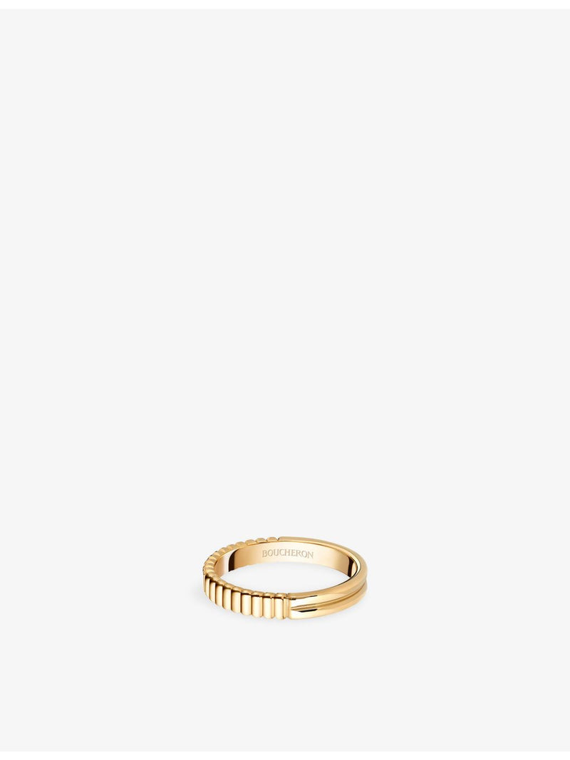 Boucheron Quatre Radiant Edition wedding band 18ct yellow gold, UK version