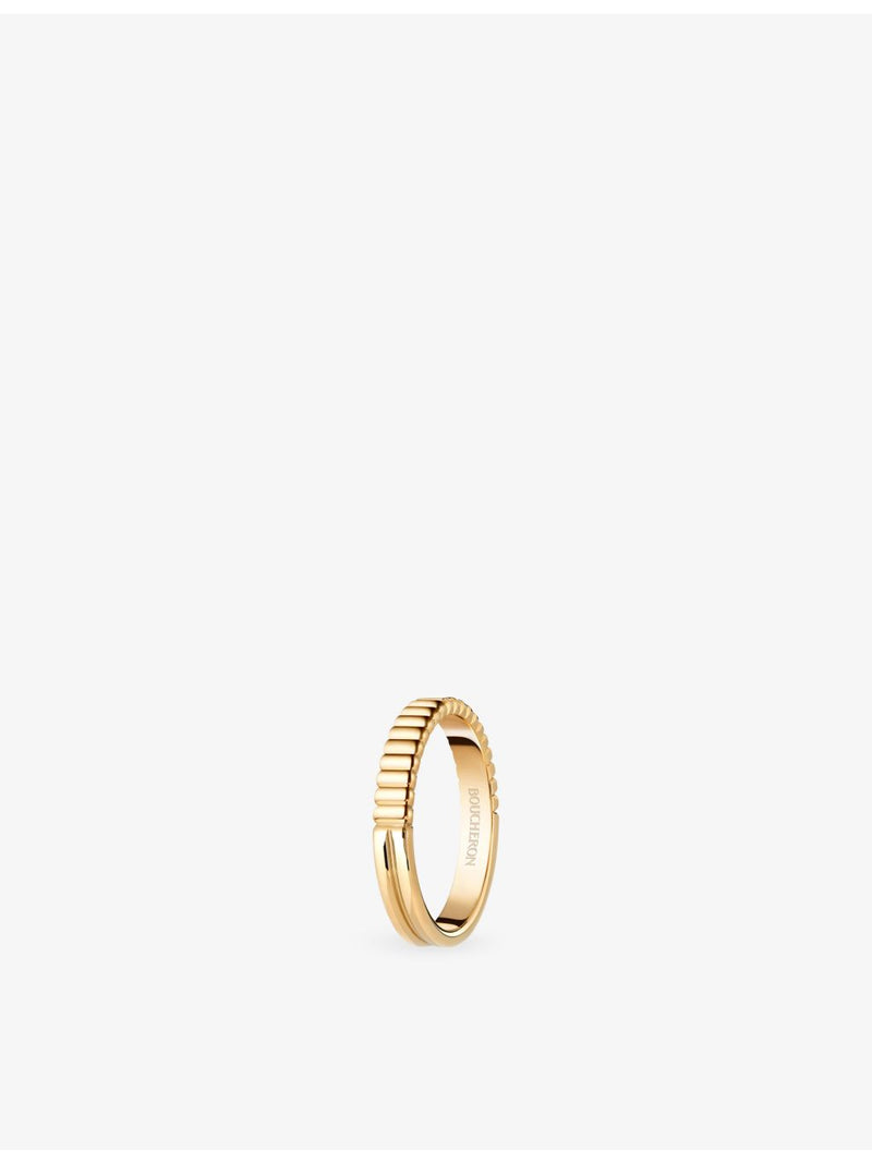 Boucheron Quatre Radiant Edition wedding band 18ct yellow gold, UK version