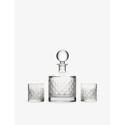 selfridges Waterford Opulence Three-Piece Crystal Barware Set- Buy online at McGrocer