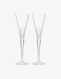 Waterford Circon set of two crystal flutes 28cm, UK version