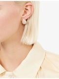Lisa Gozlan pave teardrop earrings, gold-plated brass, imported from the UK