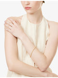 Lisa Gozlan mini rope bracelet 14ct gold-plated sterling silver 22cm - British product