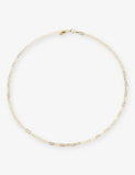 Lisa Gozlan Small Paperclip Chain 14ct Gold Plated Sterling Silver Necklace 46.5cm