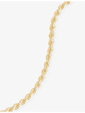 Lisa Gozlan mini rope necklace in 14ct gold-plated sterling silver, UK version