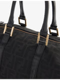 Fendi Zucca canvas Boston bag pre-loved, imported from the UK