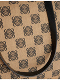 Loewe pre-loved Anagram canvas tote bag, imported from the UK