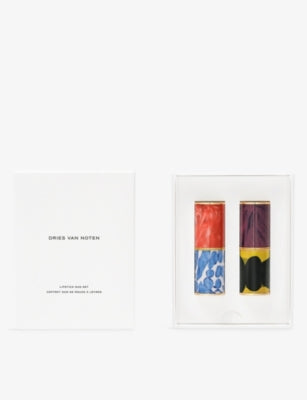 Dries Van Noten lipstick with Graphic Ochre and balm refills - British product