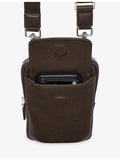 Aspinal of London Reporter leather phone case, imported from the UK