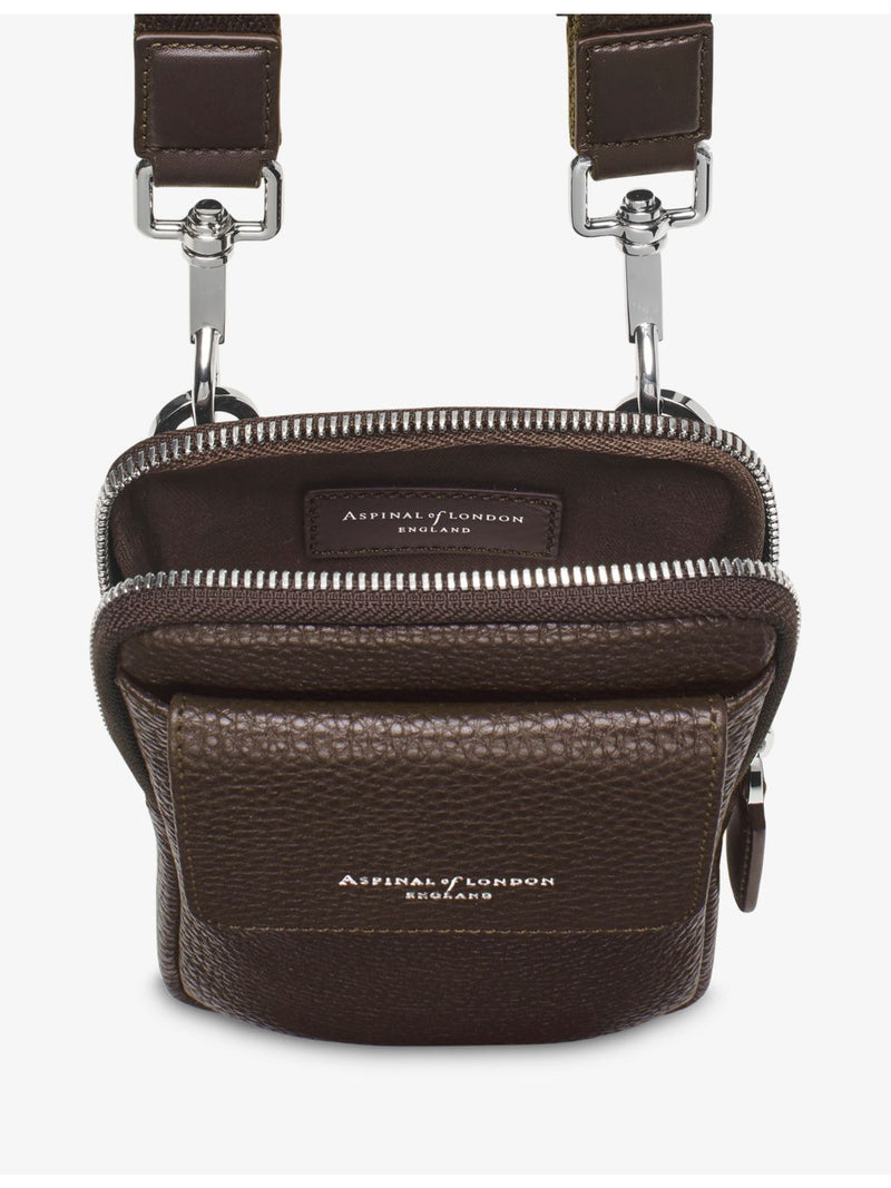 Aspinal of London Reporter leather phone case, imported from the UK