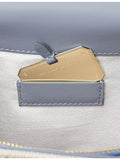 Aspinal of London Mayfair embroidered raffia mini bag, imported from the UK