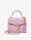 Aspinal of London Mayfair Patent-Leather Top-Handle Bag