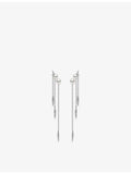 Yoko London pearl diamond earrings in 18ct white gold (British brand)