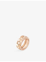 selfridges Chaumet Bee de Chaumet 18ct Rose Gold Ring- Buy online at McGrocer