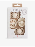 Mushie x FRIGG natural rubber pacifier pack of four - British product